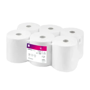 Håndklæderulle Satino 150 meter 2-lag i pakke med 6