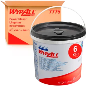 WypAll Power Clean 7775 forvædede aftørringsklude 6 x 90