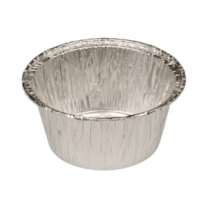 rund alubakke Ø80x35 mm i aluminium til portionsanretning 106 ml