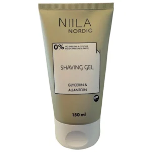 Niila Nordic barbergel uden farve og parfume 150 ml