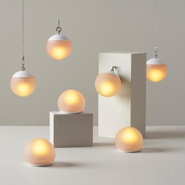Duni Globe LED lysestage 8,4 x 10 cm 4stk. - Billede 3