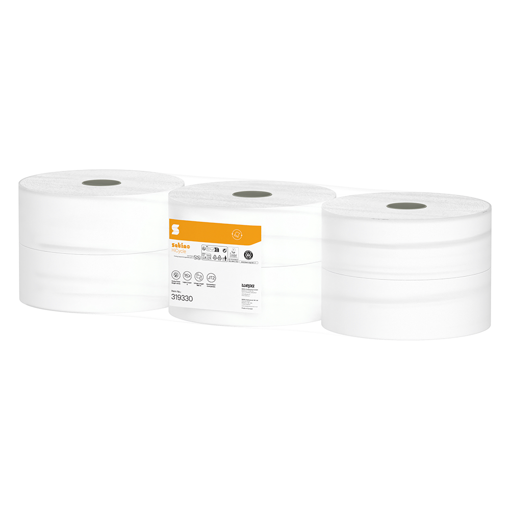 SATINO JT2 jumbo toiletrulle 2-lags 380 m