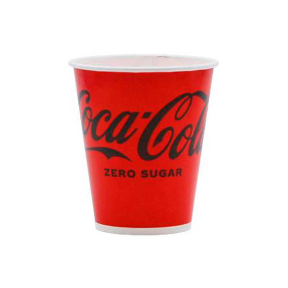 Coca cola papbæger 30 cl rød med logo