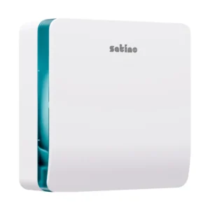 SATINO JT2 jumbo toiletrulle midi dispenser i hvid og sort