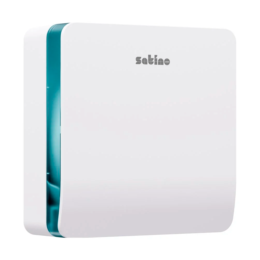 SATINO JT2 jumbo toiletrulle midi dispenser i hvid og sort