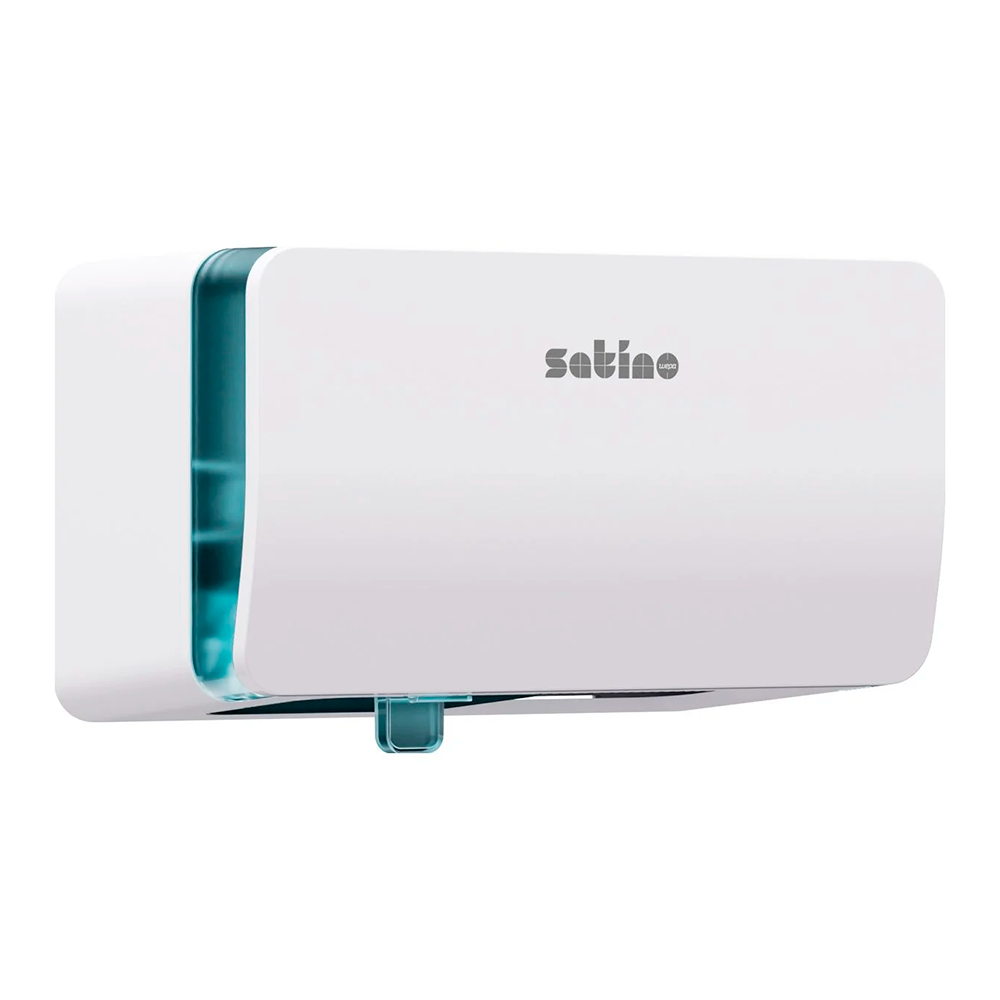 SATINO dobbelt toiletrulle dispenser MT1 sort.