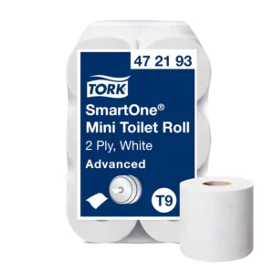 tork smartone mini toiletpapir t9 2 lag 12 ruller 472193