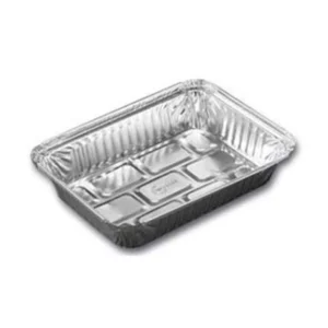 Alubakke 900 ml 214x151x38 mm i aluminium