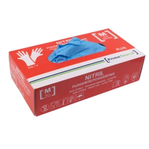 Prime Source pudderfri nitrilhandsker AQL 1,5 i flere størrelser og farver