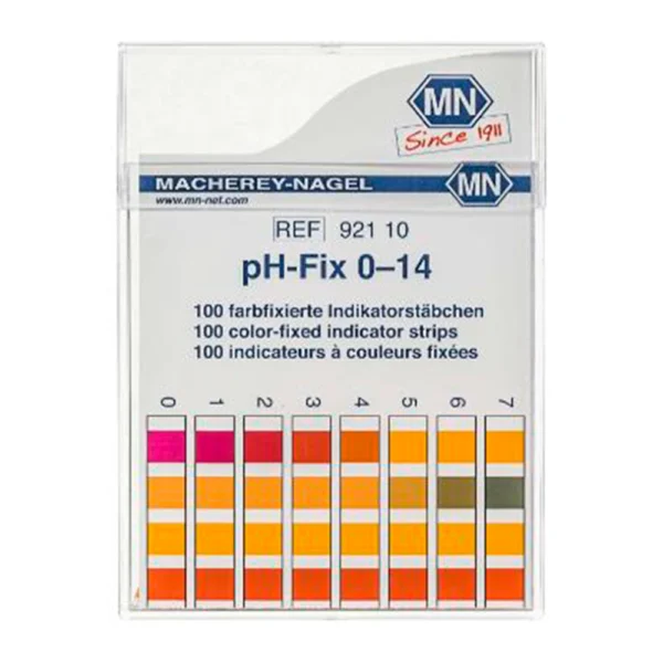 pH-Teststreifen, pH-Fix 0-14, farbfixiert, nicht blutend, MN pH-Teststreifen, pH-Fix 0-14, farbfixiert, nicht blutend, MN