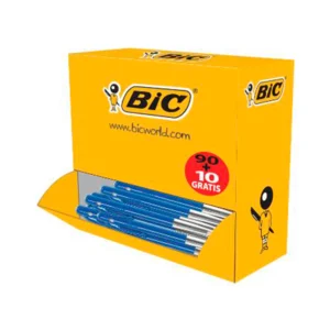 BIC M10 kuglepenne blå 100 stk i displayæske