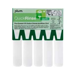 Plum øjenskyl QuickRinse 20 ml ampul 5 stk 0,9% natriumklorid