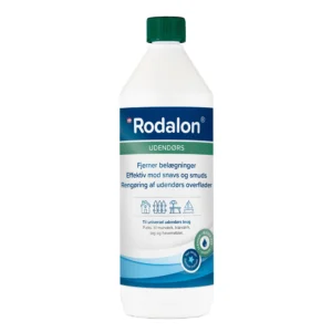Rodalon udendørs grøn 1 liter flaske til rengøring af udendørs overflader
