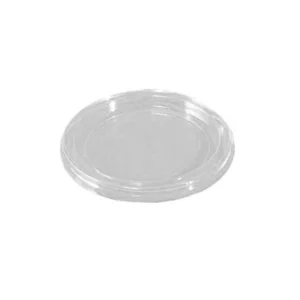 Klar PET-låg i ø70 mm til dressingbæger