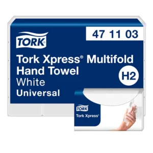 Tork H2 Xpress Multifold 2-lags håndklædeark i pakke med 20 x 190 ark