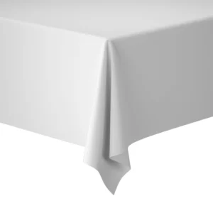 Duni Evolin borddug 127 x 220 cm hvid til professionel borddækning