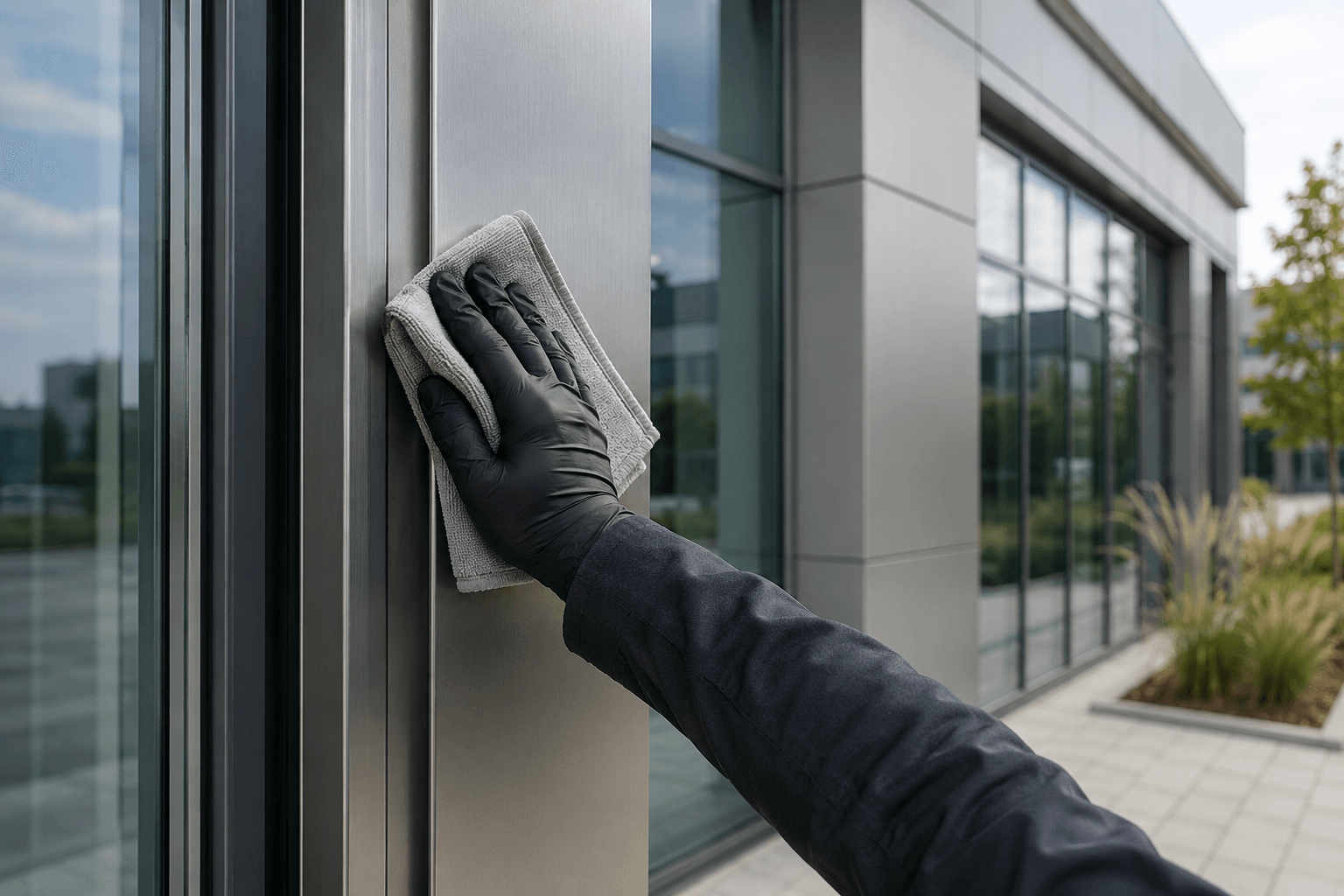 Rengøring af aluminiumsoverflade