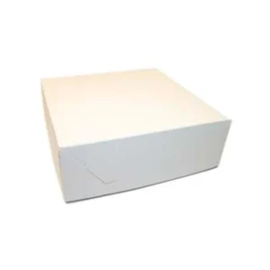 Hvid kageæske nr. 2 23 x 23 x 8 cm