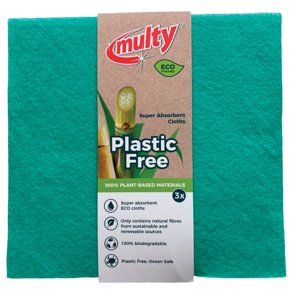 Multy altmuligklud uden mikroplast 38 x 40 cm grøn