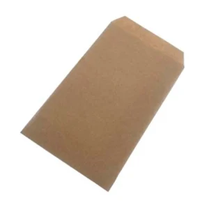Brun fransk hotdog pose i papir 17 x 10 cm