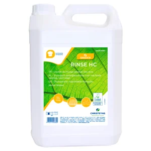 Green'R Rinse HC afspændingsmiddel i hvid 5-liters dunk med EU-Ecolabel