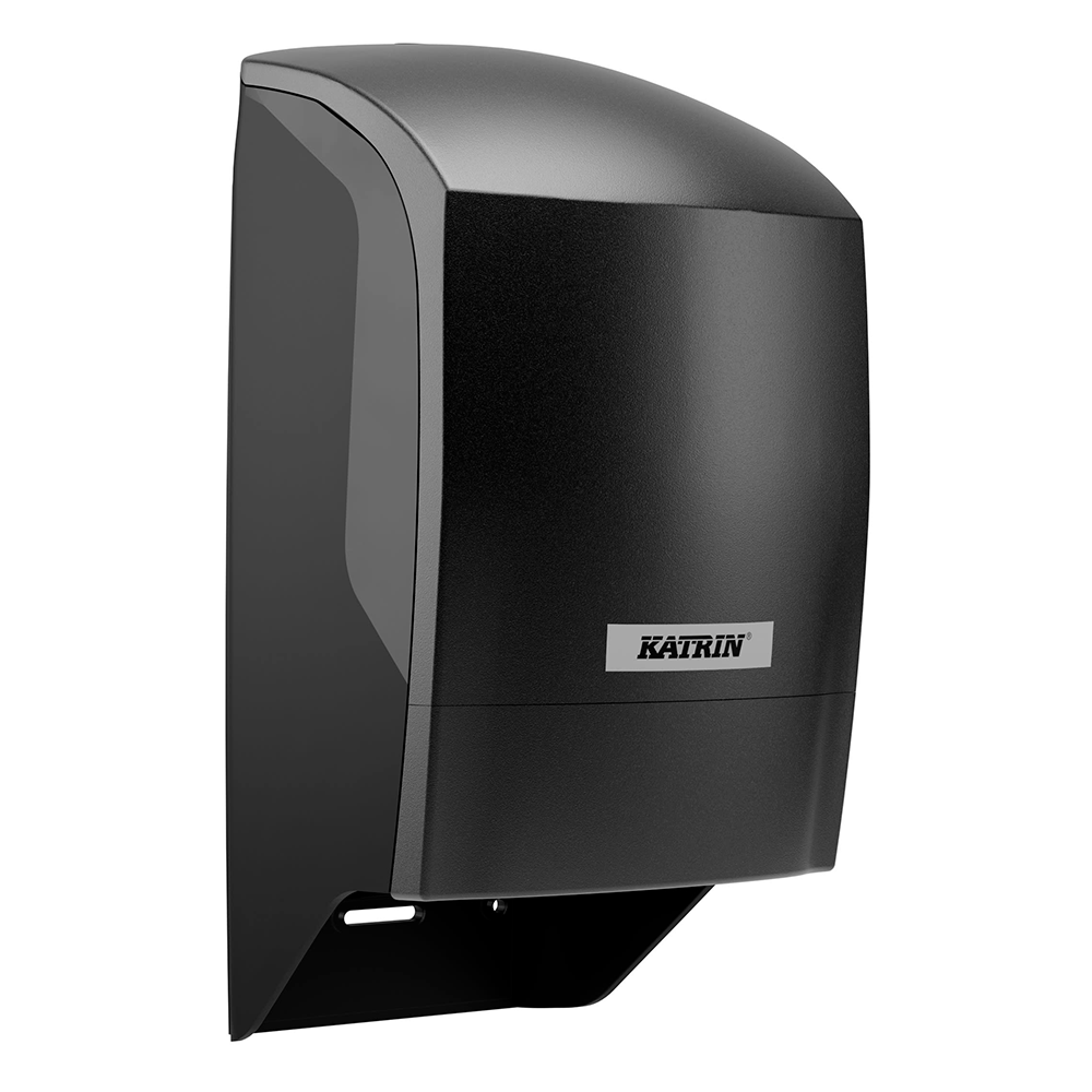 Sort Katrin System toiletpapirdispenser til 2 ruller
