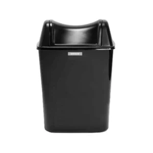 Sort Katrin Hygiejnespand Lady 8 liter med vippelåg