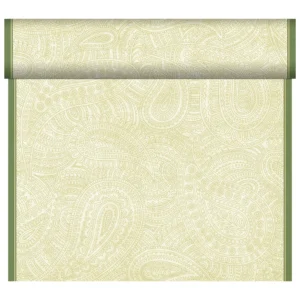 Duni Dunicel Bio bordløber 0,4 x 24 m med Paisley mønster