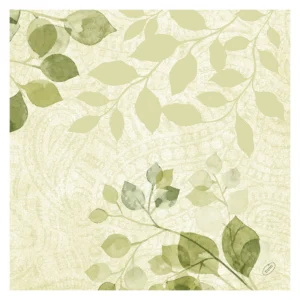 Duni Dunisoft Bio serviet 40 x 40 cm Paisley Leaves