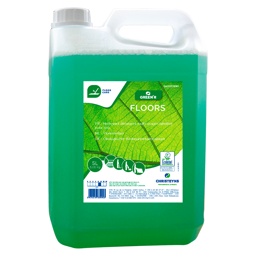 Green'R Floors EU-Ecolabel gulvrengøring 5 liter