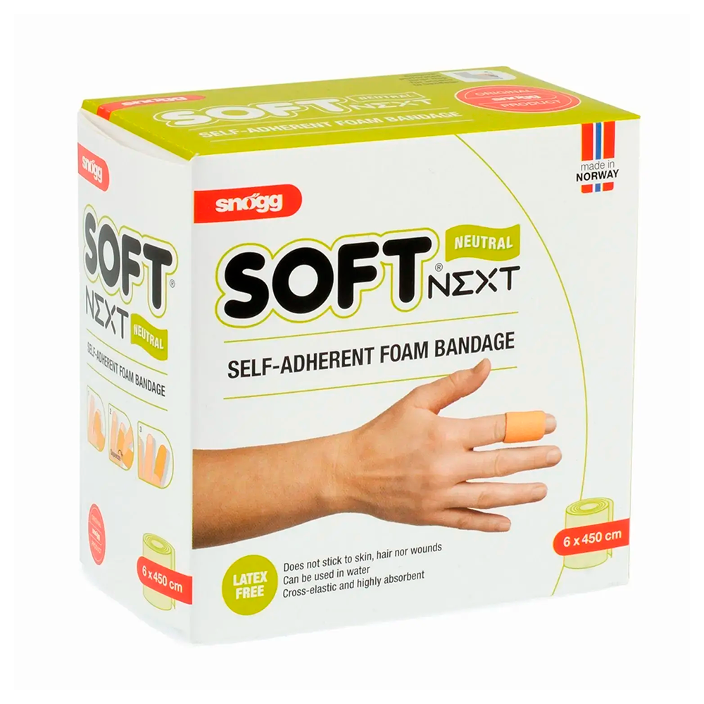 Plaster Soft Next Snøgg beige latexfri rulle 6 cm x 4,5 m