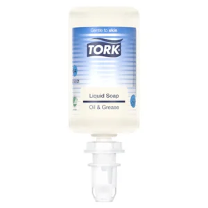 TORK håndsæbe S4 Industri Oil and Grease 424401 – 1 liter refill med pumpe