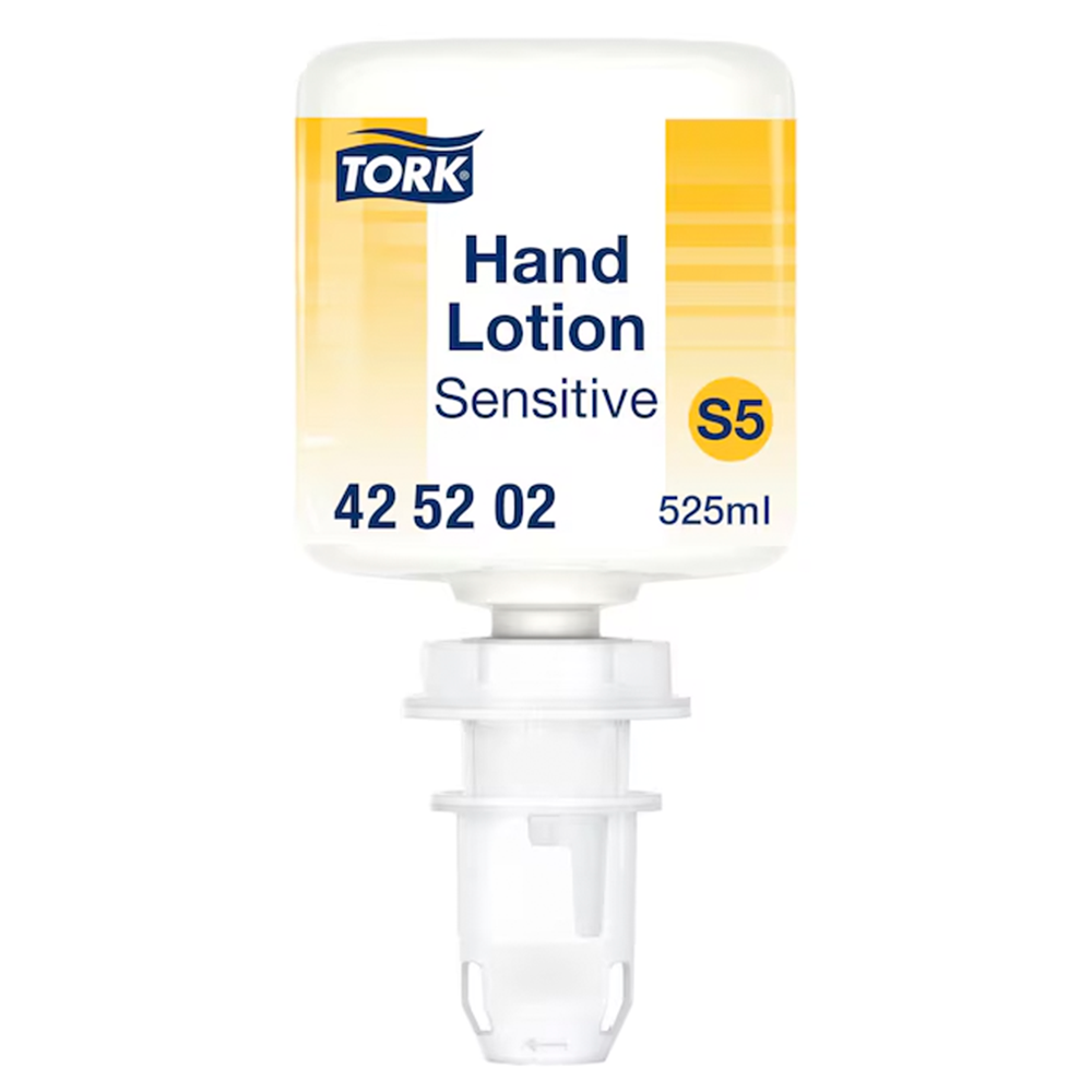 TORK Hand Lotion Sensitive S5 425202 – 525 ml refill med pumpe